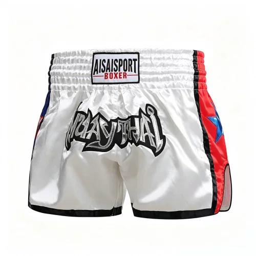 Overseas boxing shorts, Muay Thai competition fighting shorts, men's and women's combat outdoor training, children's and adult quick-dry sportswear