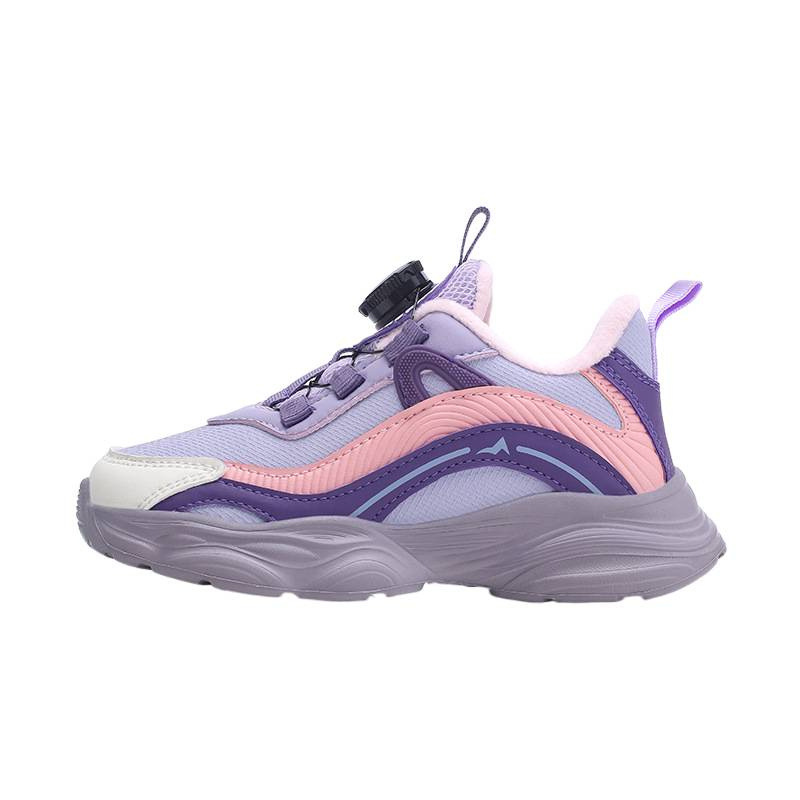 Fabricante mayorista de terciopelo calentamiento de cuero para niños zapatos de invierno al aire libre anti-derrapante zapatos deportivos al aire libre