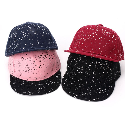 E931 Korean version of the trendy hip-hop hip-hop hip-hop inkjet children's sunscreen baseball cap spring and autumn new foreign trade children's hat