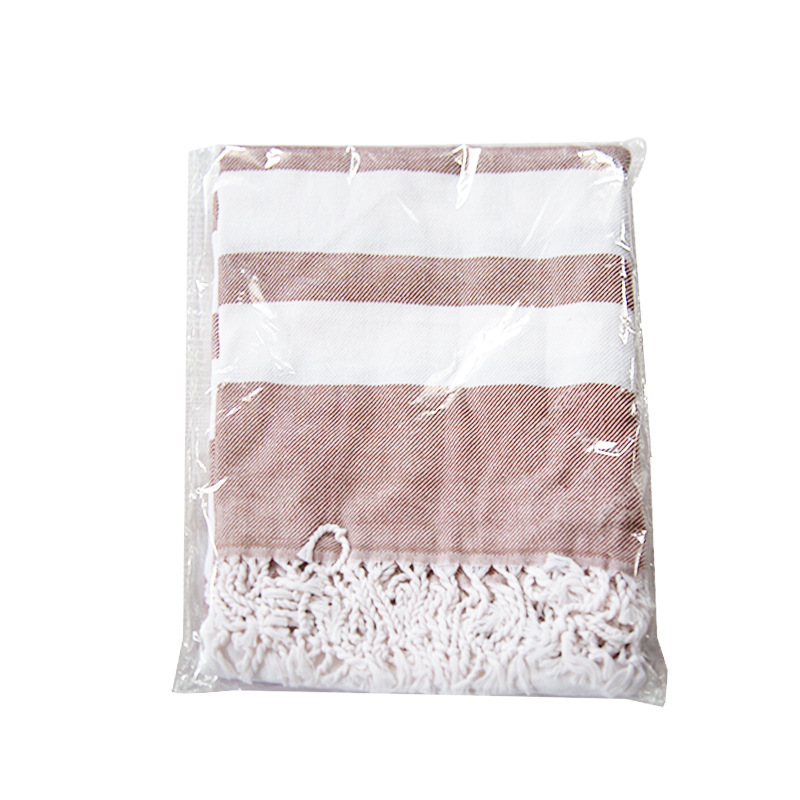 Factory Direct Sales Turkish Stripesd Beach Towel Pure Cotton Large Bath Towel Can Be Customized for Adults with Tassels Soft Factory Direct Sales Turkish Stripesd Beach Towel Pure Cotton Large Bath Towel Can Be Customized for Adults with Tassels Soft