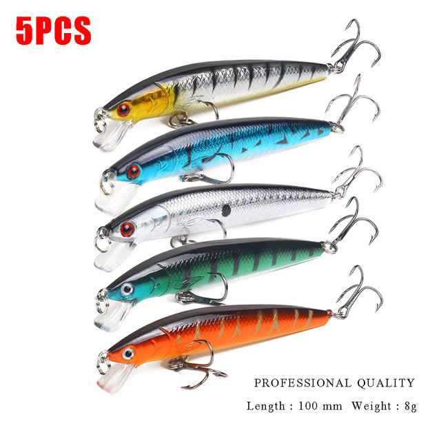 Fishing Lure Tackle Kit Set Crazy Wobblers Artificial Bionic