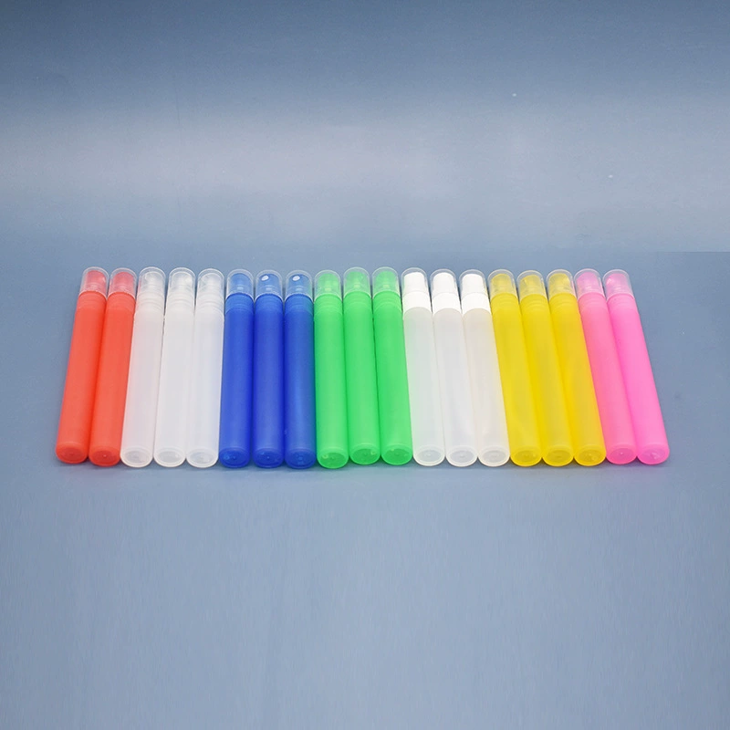 Поставка фабрики Косметический пресс Путешествия Пластиковый эмульсионный спрей Духи Ручка в бутылках Духи Спрей в бутылках