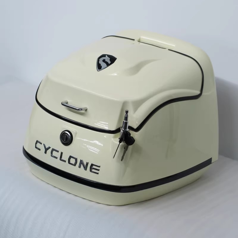 Suitable for the Saikelong Rt3E Modern Tail Box, Retro Scooter Trunk with Large Capacity for Carrying Luggage