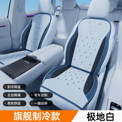 Multi-function pad – Tesla - 12v-dual-seat-polar-white-full-body-cooling-active-noise-reduction-dual-drive-refrigeration-3-speed-temperature-control-automatic-startstop