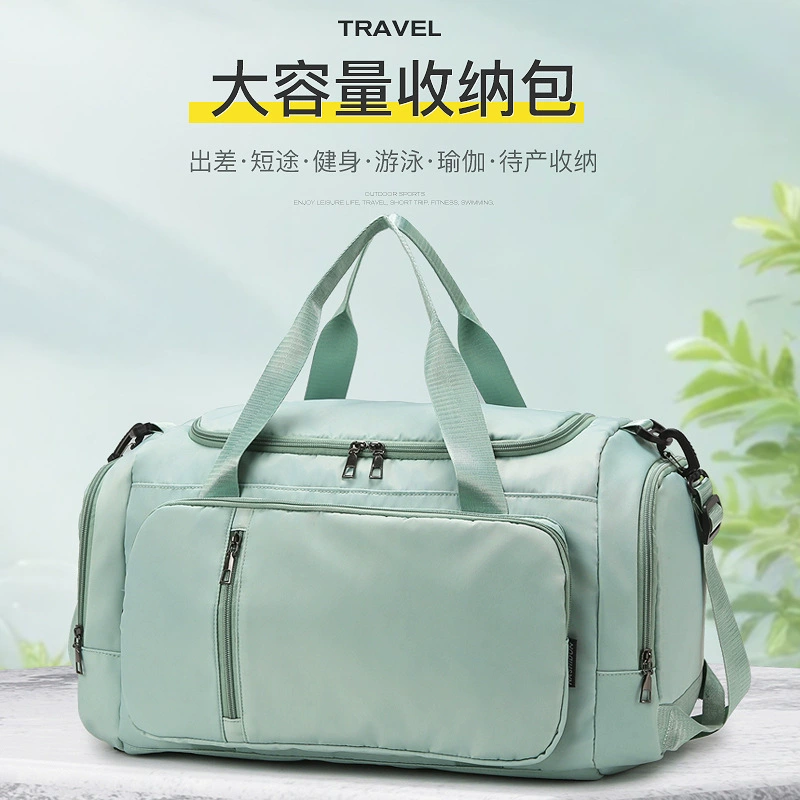2025 новая большая вместимость фитнес-сумка сухой и влажной отделяй сумка для йоги