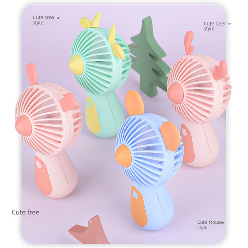 Original Factory Handheld Small Fan New Cartoon Student Gift Mini USB Fan Wholesale Portable