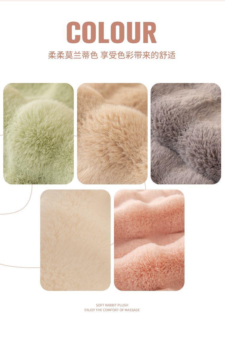Sofa Cushion Girl's Desk Blanket Full-Cover Commercial Splicing Same Style Bedside Company Full-Cover Hotel Entrance Solid Color Carpet