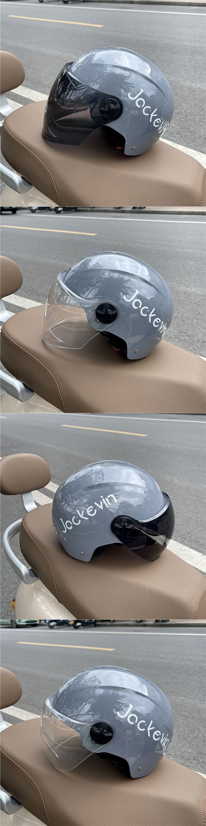 3C certified electric scooter helmet, summer motorcycle safety helmet, half helmet, suitable for all seasons, unisex, with sun protection, meets new national standards