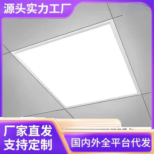 Integrated Ceiling 600X600Led Flat Panel Light 60X60D Panel Light Gypsum Mineral Wool Board Ceiling Engineering Light Panel