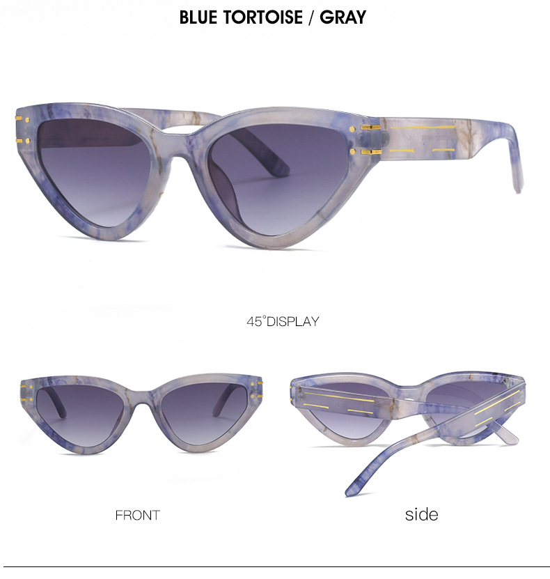 Travel, Street Occasion Leopard Pattern Retro Streetwear Leopard Ac UV400 Protection Cat Eye Full Frame Women's Sunglasses