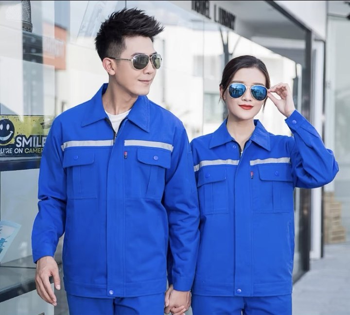 綿作業服、メンズ耐摩耗性・防汚作業服、耐熱性、厚手溶接作業服、春秋冬作業服セット|undefined