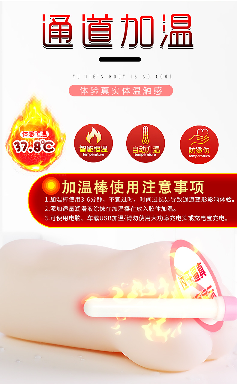 Male Masturbation Cup with Realistic Vaginal and Buttocks Mold, TPE, Manual Use — detail image 14