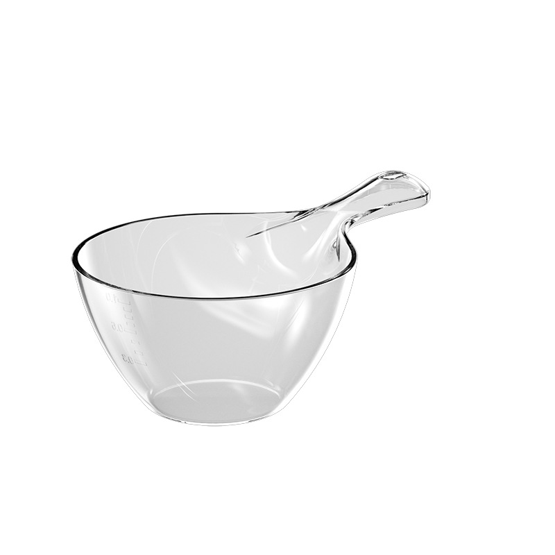 Plastic big transparent water ladle for home use