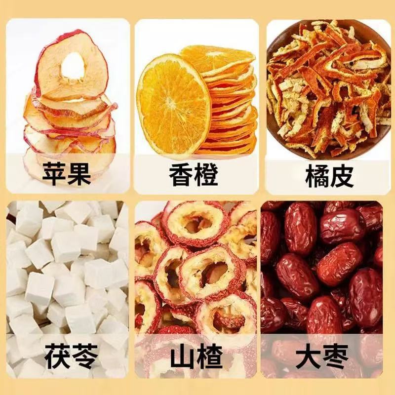 Apple Hawthorn Warm Orange Tea 20g x 5 Bags Freeze-Dried Fruit Tea Individual Sachets for Hot Brewing key features