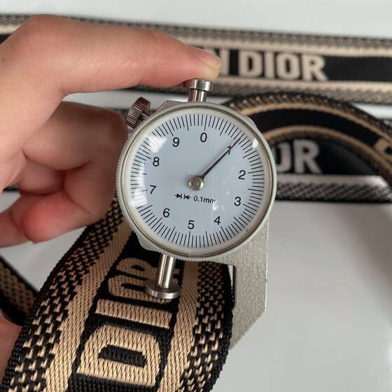 CHRISTIAN DI * R English printing webbing shoulder strap bag bag belt clothing accessories hat belt