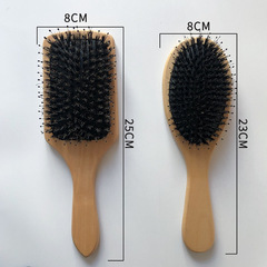 Boar bristle comb wholesale cross-border air cushion comb scalp massage comb large wooden comb hair salon air bag comb set wholesale