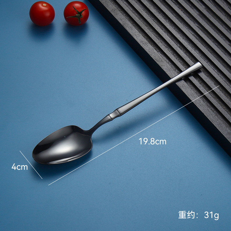 クロスボーダー小ウエストステンレス食器ホテル洋食ステーキナイフとフォークヨーロピアンメインテーブルナイフ、フォークとスプーン4ピースギフトボックス|undefined