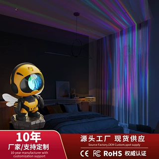厂家直销投影灯USB客厅卧室氛围灯蓝牙音响定时关灯动态星空灯