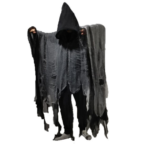 Halloween cloak costume adult hooded cloak clothes haunted house ghost festival party wizard death dress up costume