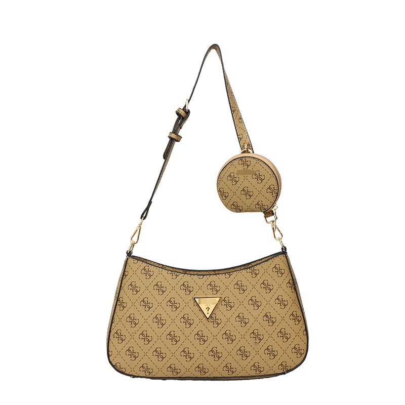 Comercio exterior al por mayor Europa y América Retro GS Adivina el bolso de la axila transfronterizo Nuevo estilo impreso bolso de madre e hijo bolso de hombro de moda