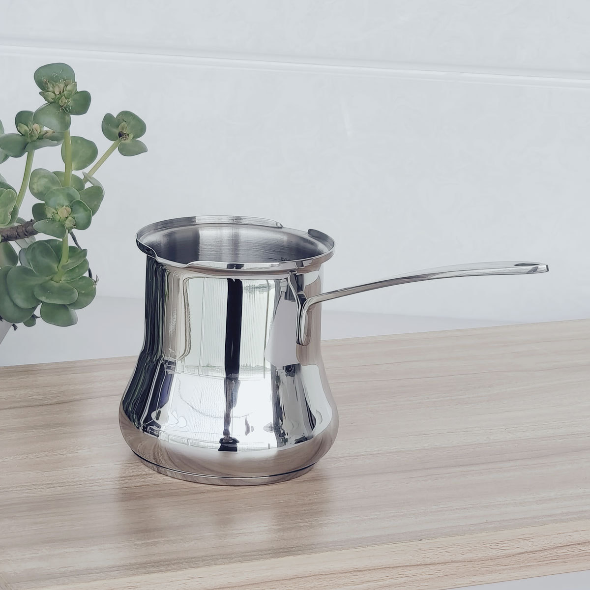 土耳其咖啡壶304不锈钢奶壶咖啡壶奶罐500ml出口品质