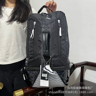 Trendy Brand Flying Backpack Student Schoolbag American Basketball Large Capacity Independent Shoe Warehouse Backpack Sports Bag Computer Bag