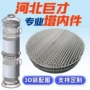 传质双层塔内波纹填料