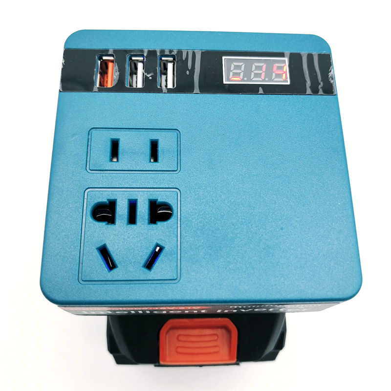 跨境爆款18-21V逆变器转DC220V USB/TYPE-C牧田得伟美沃奇脚LED灯|undefined