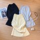 Real Shot of Elegant Summer Solid Color Round Neck Pleated 2025 Loose Slimming Look Knitted Sleeveless Vest Top for Women