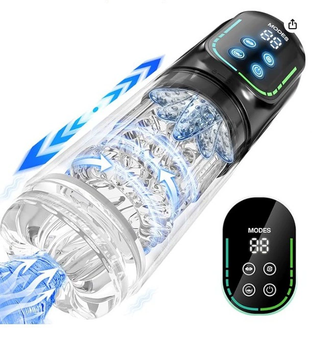 Men's electric telescopic rotating airplane