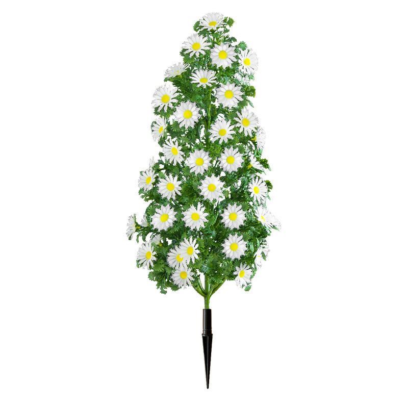 クロスボーダー造花、小さな菊の花のアレンジメント、模擬緑の植物、デイジーのアレンジメント、家庭用屋外結婚式の盆栽装飾品|undefined