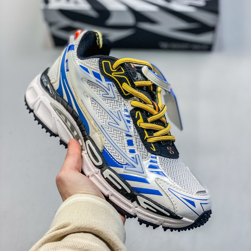 Pure Original Off Arrow Dad Shoes for Men and Women Thick-Soled Heightening Casual Running Shoes White Outdoor Hiking Shoes Cross-Country Trendy Shoes