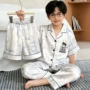 父子短袖儿童夏季家居服