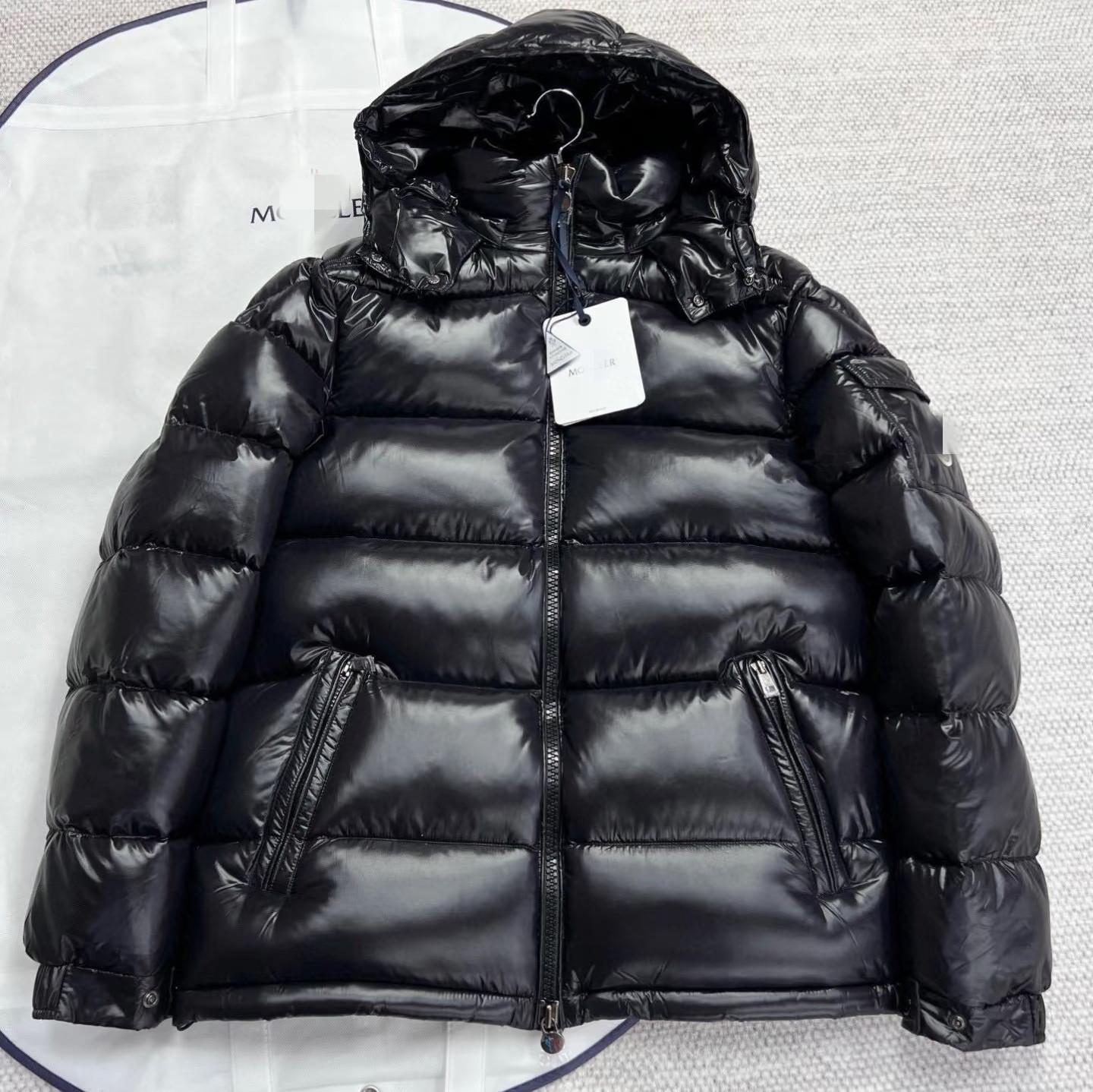 Foreign Trade 25 Winter New M Monja Down Jacket White Goose Down Maya Classic Maya Warm Coat Unisex Style