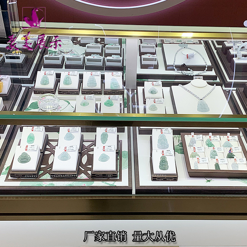 珠宝道具 设计制作翡翠陈列道具 厂家供应 精美工艺饰品展示道具