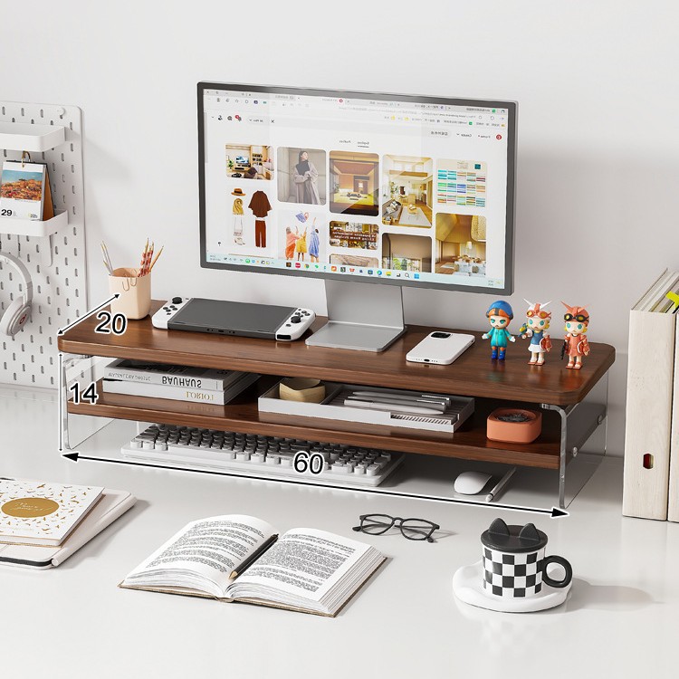 Color de la nuez 60CM-nogal