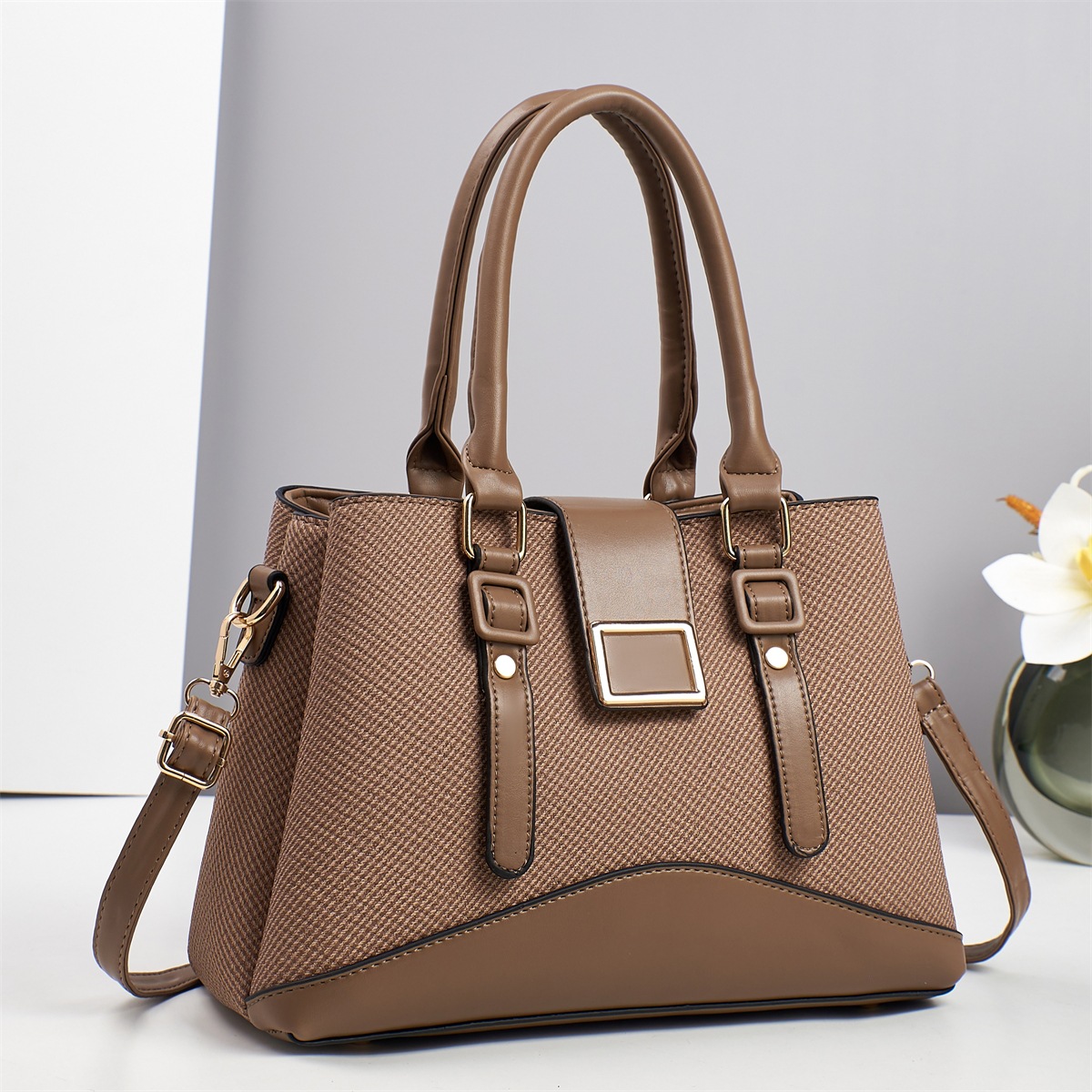 Regalo del día de la madre bolso femenino nuevo bolso de madre de mediana edad atmosférico bolso de mensajero de moda portátil para mujer