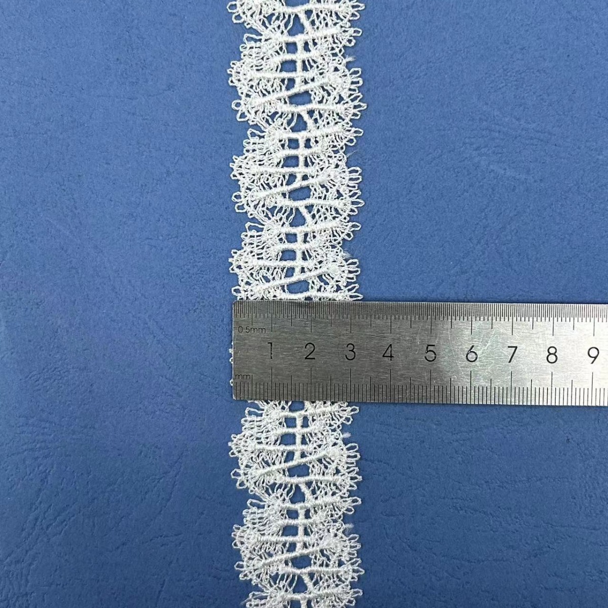 镂空涤光水溶花边绣花蕾丝3.5CM条码双边乱纹服饰手工DIY辅料