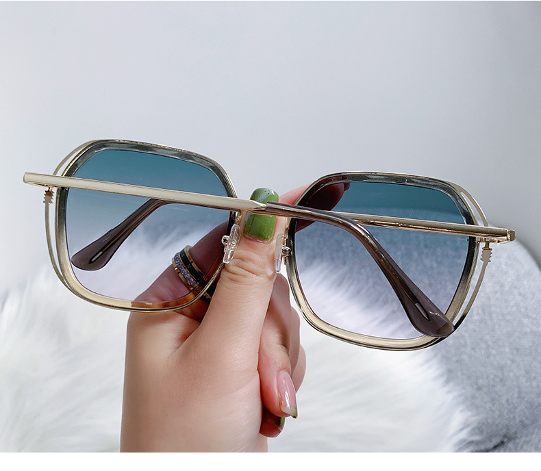 Special-Shaped Mirror Glasses Style Elegant Modern Style Geometric Ac UV400 Protection Special-Shaped Mirror Full Frame Women's Sunglasses