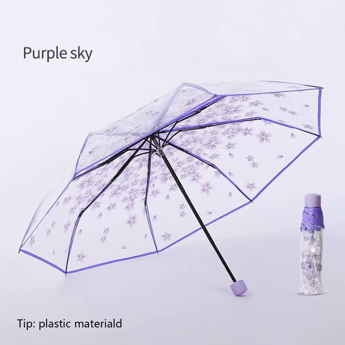 Cartoon plegable protector solar paraguas automático para hombres y mujeres sol y lluvia de alto valor facial lindo paraguas de sol para mujeres anti-UV
