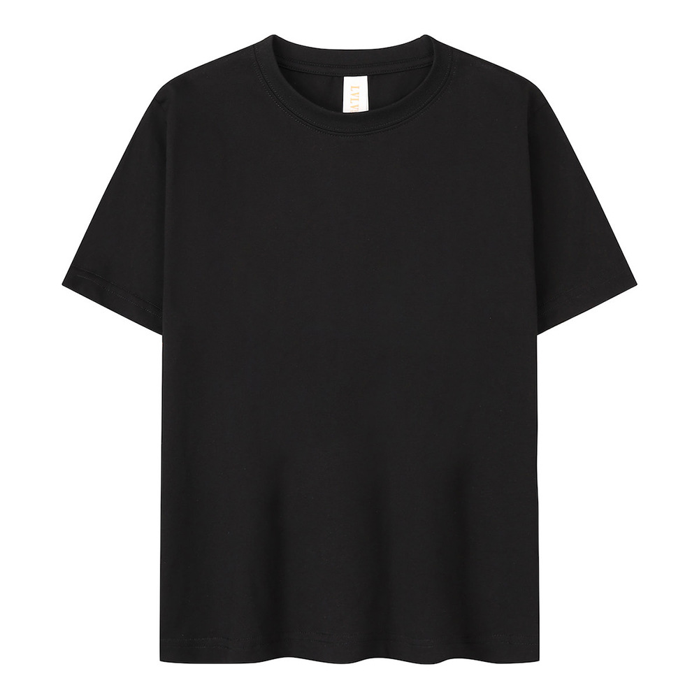 Ropa infantil de verano refrescante transpirable jardín de infantes de algodón cuello redondo manga corta personalizada camiseta de campamento de verano para niños logotipo personalizado