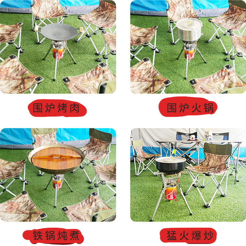 Hermano BRS-69 feroz fuego mesa camping estufa de gas al aire libre de alta potencia soporte estufa de alta altitud a prueba de viento estufa portátil estufa