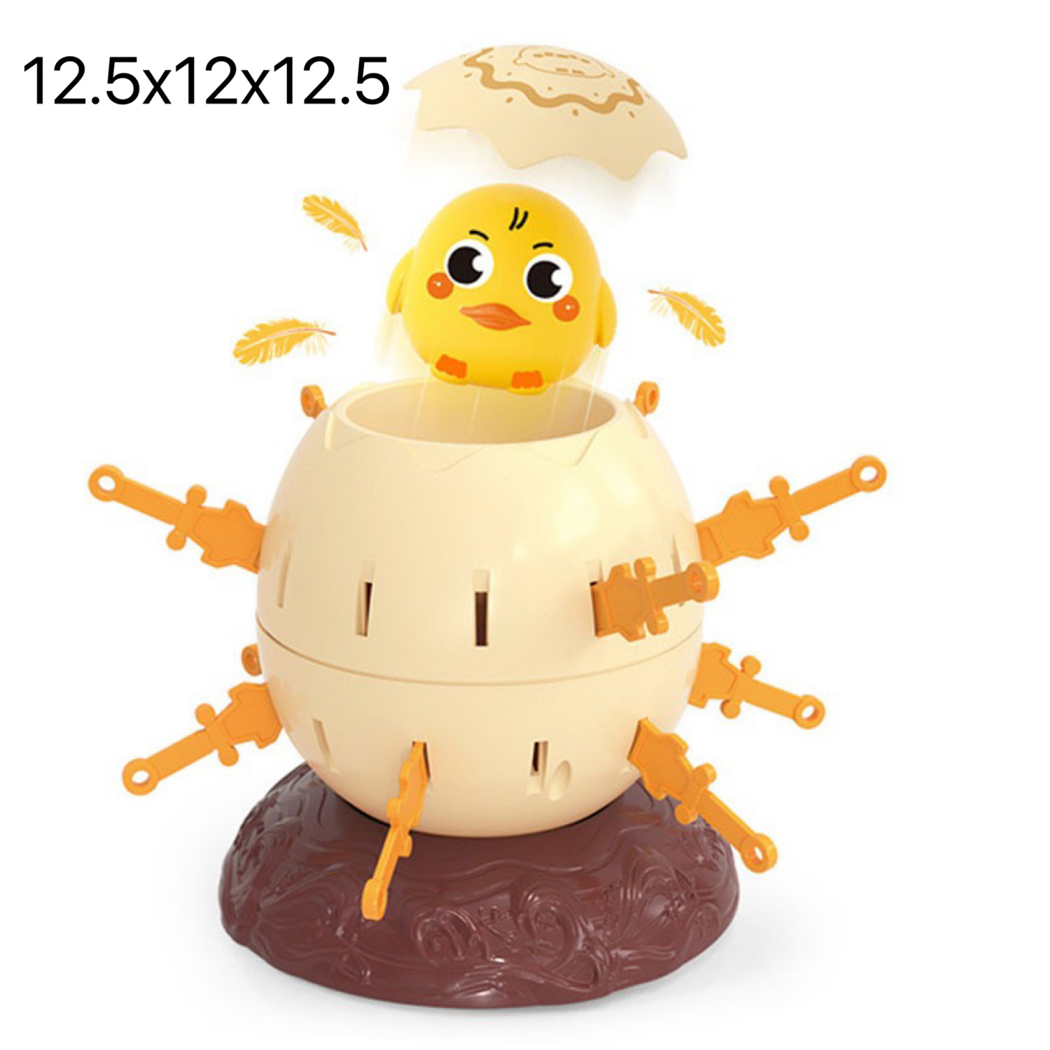 Cruzar la frontera grande pirata cubo plug-in de pollo partido truco padre-hijo juego interactivo pirata huevo juguete de escritorio al por mayor