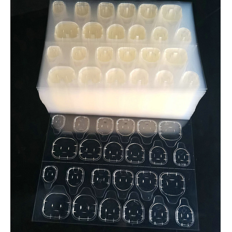 6083p yellow super sticky gel high sticky 10 days jelly gel nail sticker