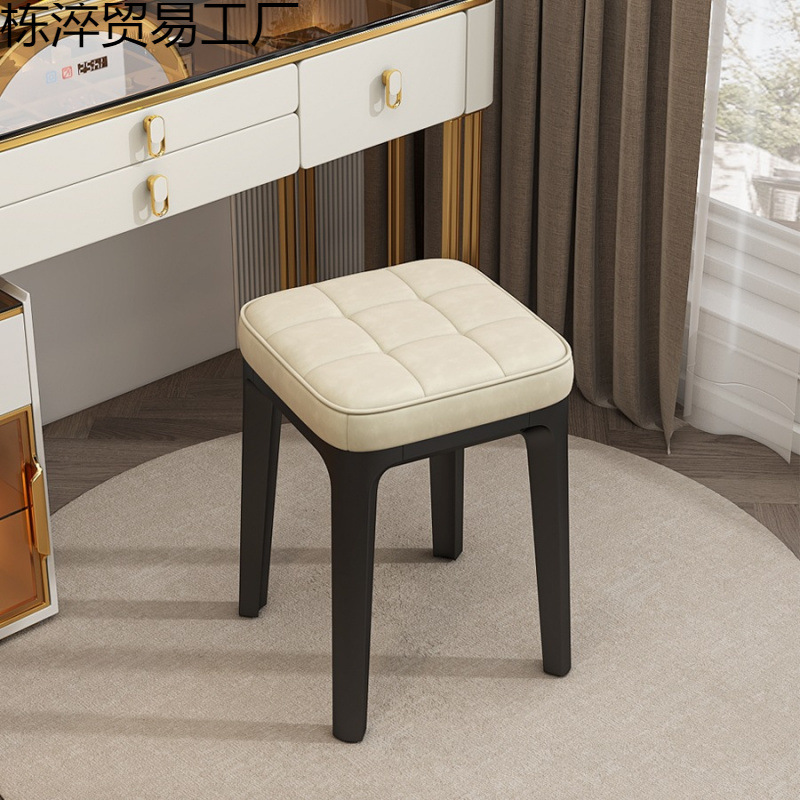 2025 New Makeup Chair Girls Bedroom Accessible Luxury Dressing Table Stool Popular Simple Manicure Customer Princess Stool