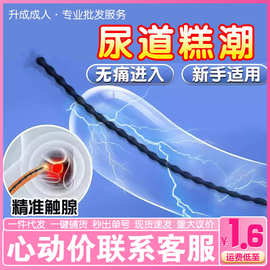 樱菲妮马眼棒尿道刺激拉环震动sm玩具男用自慰成人情趣用品代发
