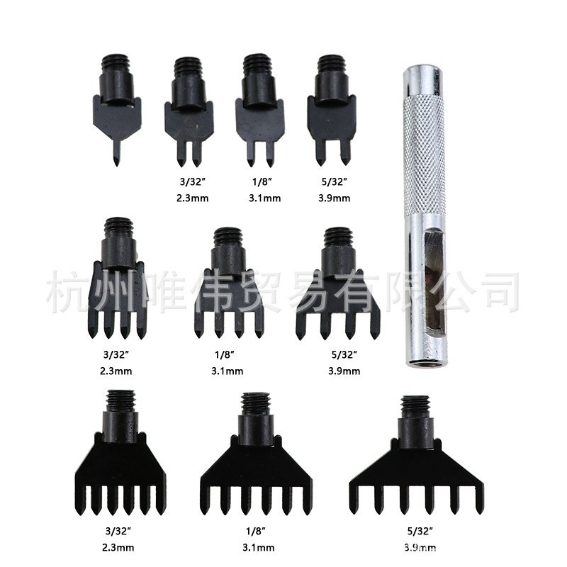 DIY cuero hecho a mano tallado forma herramienta aceite pluma sello cuchillo de corte punzonado