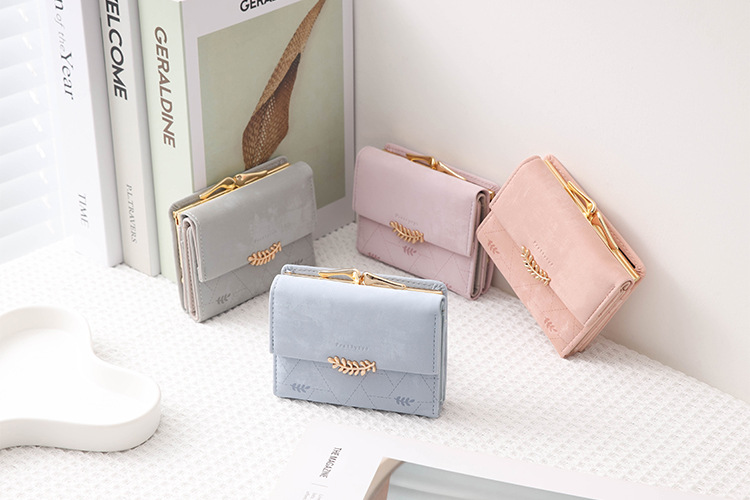 Solid Color Pattern All Seasons Season Women's Solid Color Pu Leather Flip Cover Wallets
