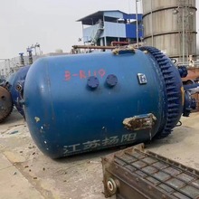 二手不銹鋼電加熱內外反應釜 200升工業用反應設備搪瓷反應釜