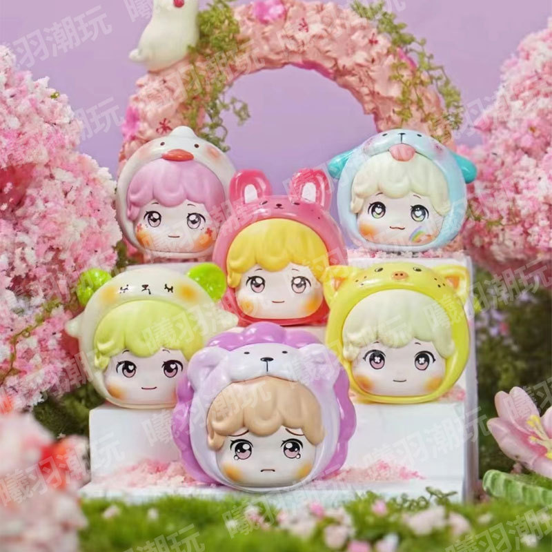 萌萌动物园樱花季盲袋盲盒手办整端盒箱货批发潮玩萌粒玩具礼-阿里巴巴